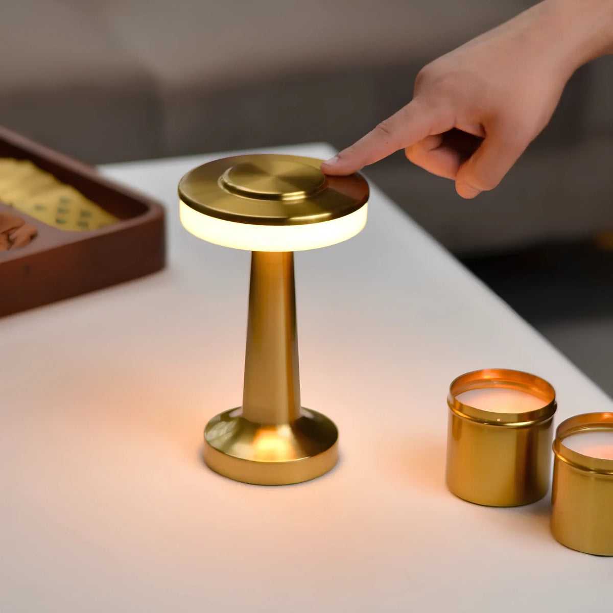 Cordless Rechargeable Dimmable Bar Table Lamp (USB-C Included)