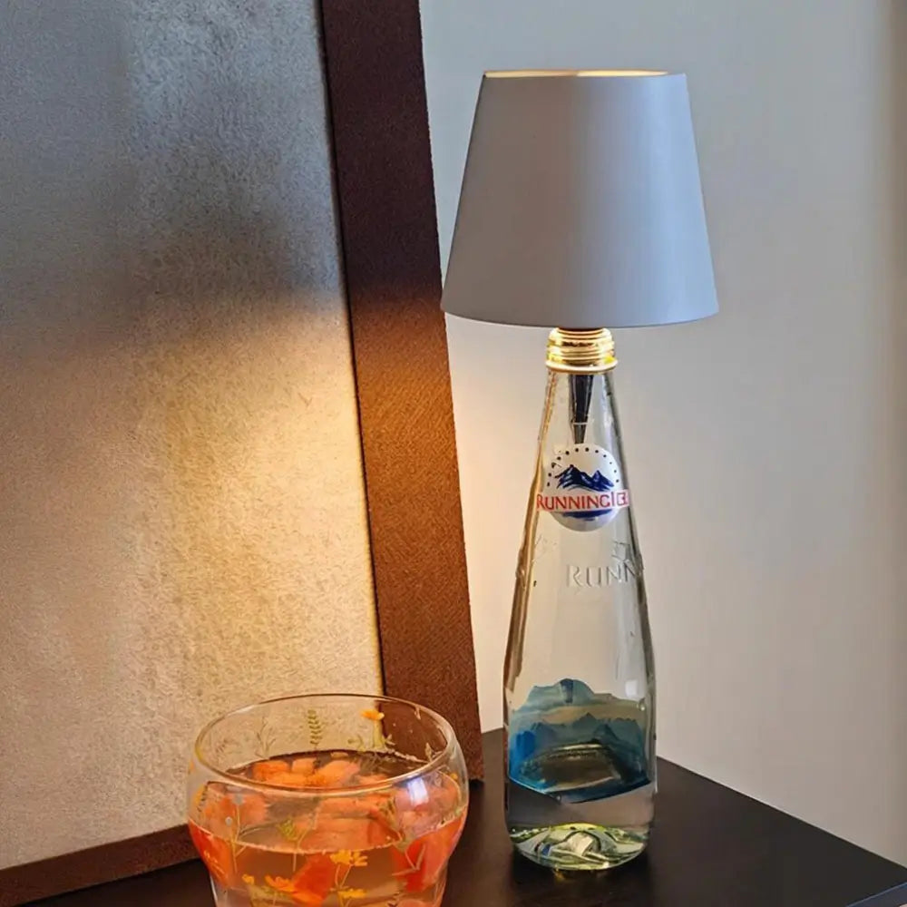 Cordless Rechargeable Dimmable Bottle Table Lamp