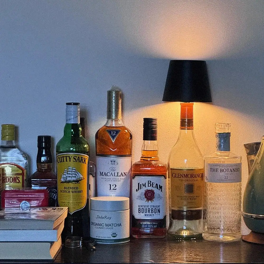 Cordless Rechargeable Dimmable Bottle Table Lamp