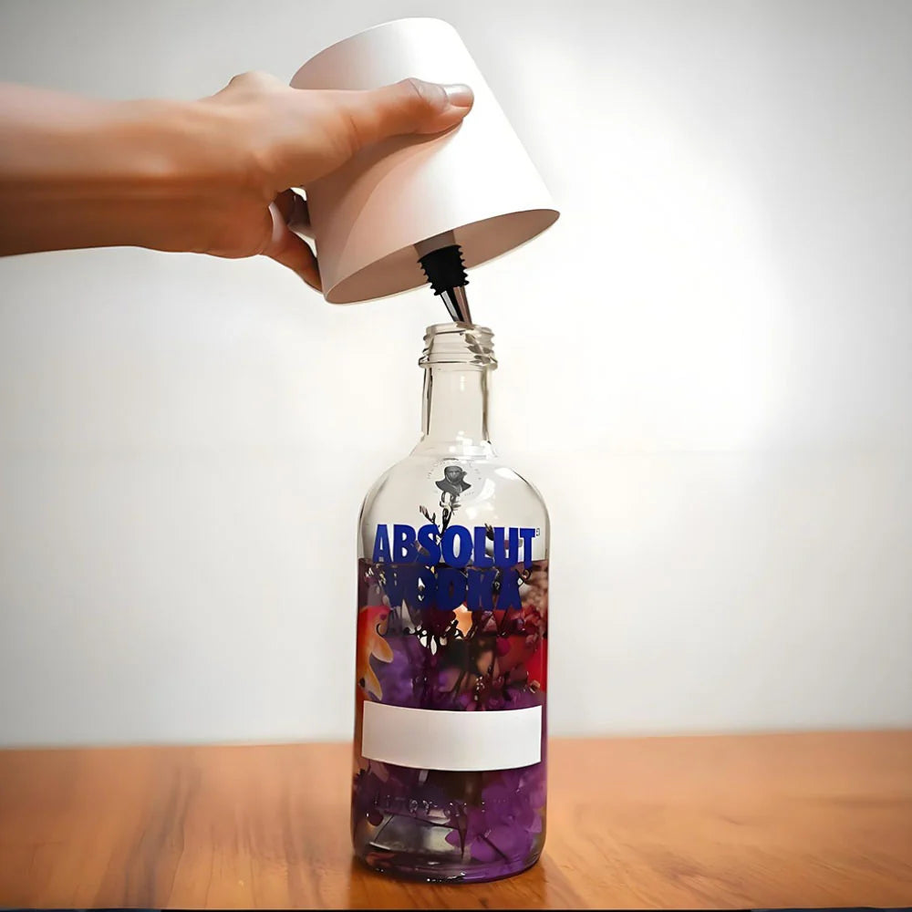 Cordless Rechargeable Dimmable Bottle Table Lamp