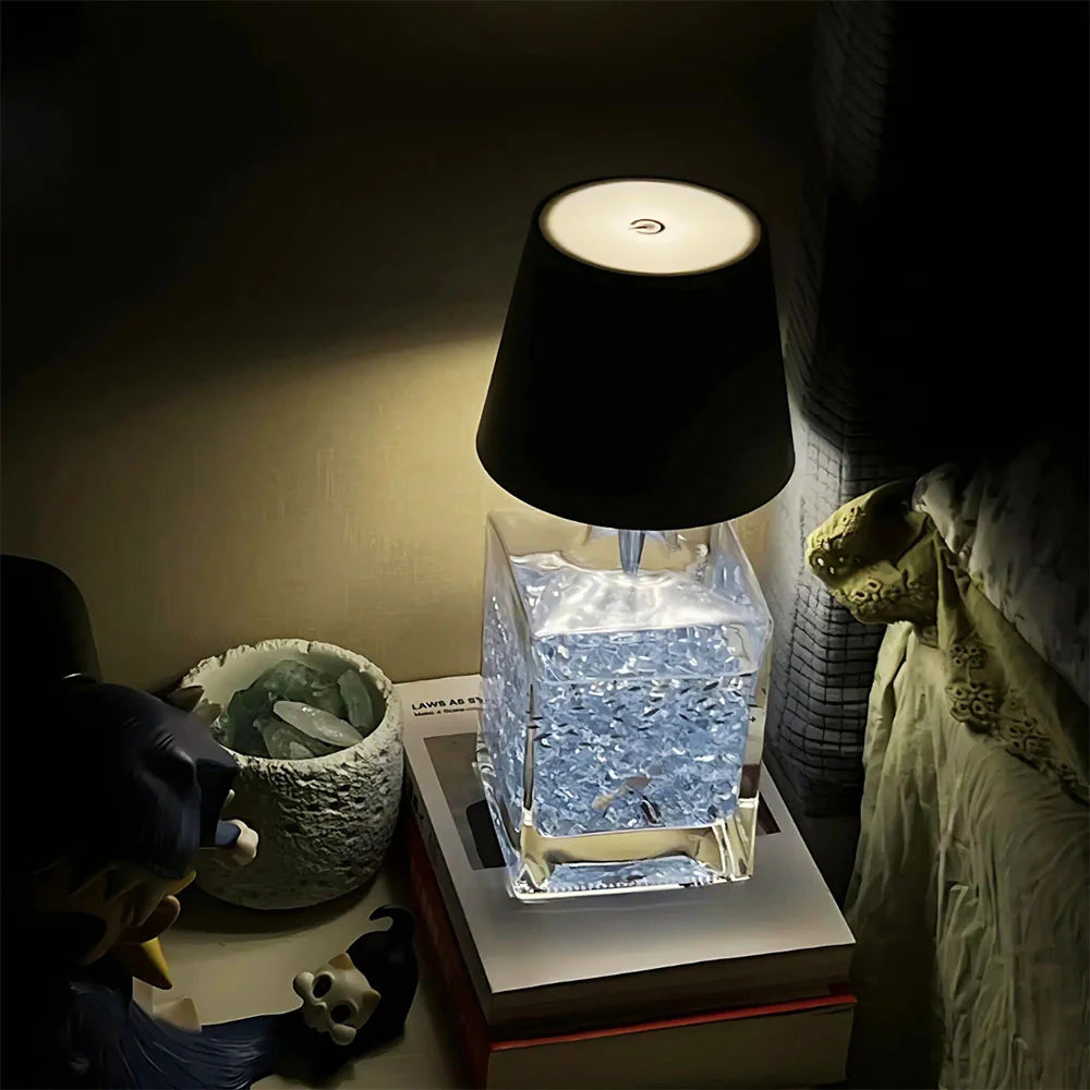 Cordless Rechargeable Dimmable Bottle Table Lamp