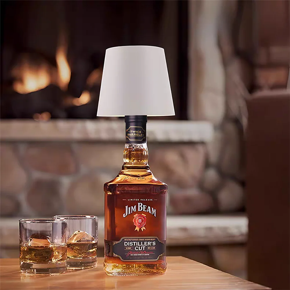 Cordless Rechargeable Dimmable Bottle Table Lamp