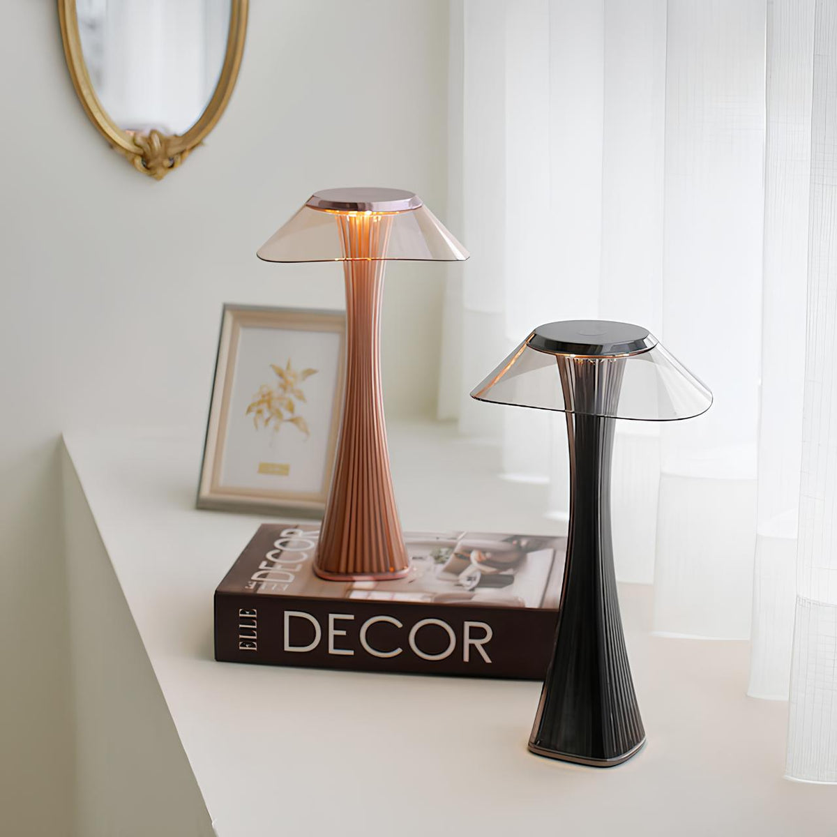 Cordless Rechargeable Dimmable Table Lamp (3 Color Temps)