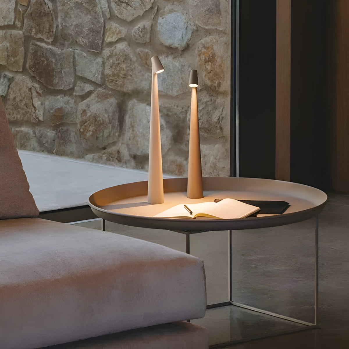 Cordless Rechargeable Touch-Dimmable Desk Lamp