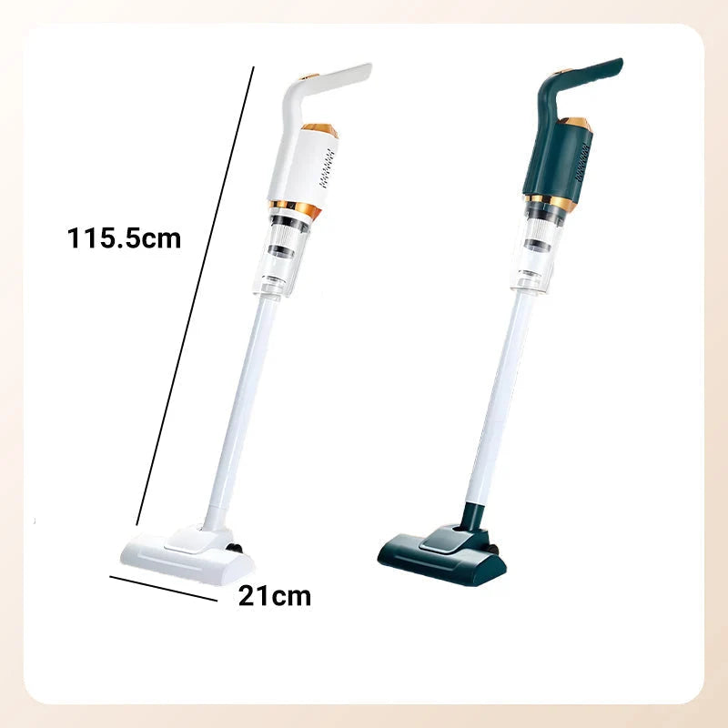 Cordless Stick Vacuum LED & Rotating Nozzle 60-Min Runtime