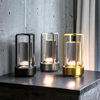 Cordless Touch-Dimmable Crystal-Style Table Lamp