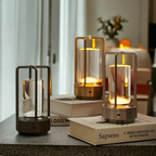 Cordless Touch-Dimmable Crystal-Style Table Lamp