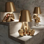 Cordless Touch-Dimmable Frosted Glass Table Lamp