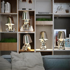 Cordless Touch-Dimmable Frosted Glass Table Lamp