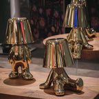 Cordless Touch-Dimmable Frosted Glass Table Lamp