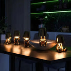 Cordless Touch-Dimmable Frosted Glass Table Lamp