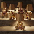 Cordless Touch-Dimmable Frosted Glass Table Lamp