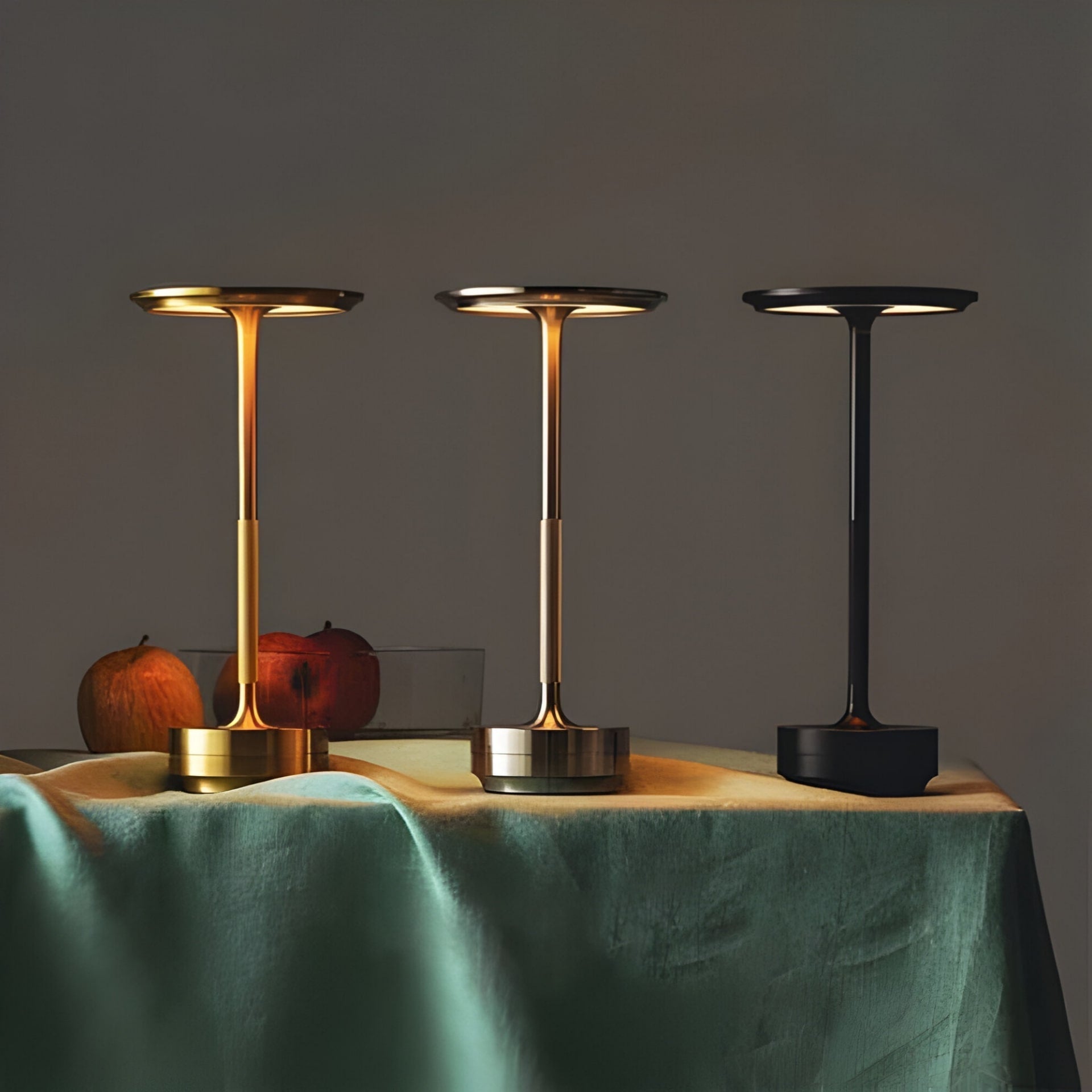 Cordless Touch Dimmable Warm LED Table Lamp (Up to 10-Hour Battery)