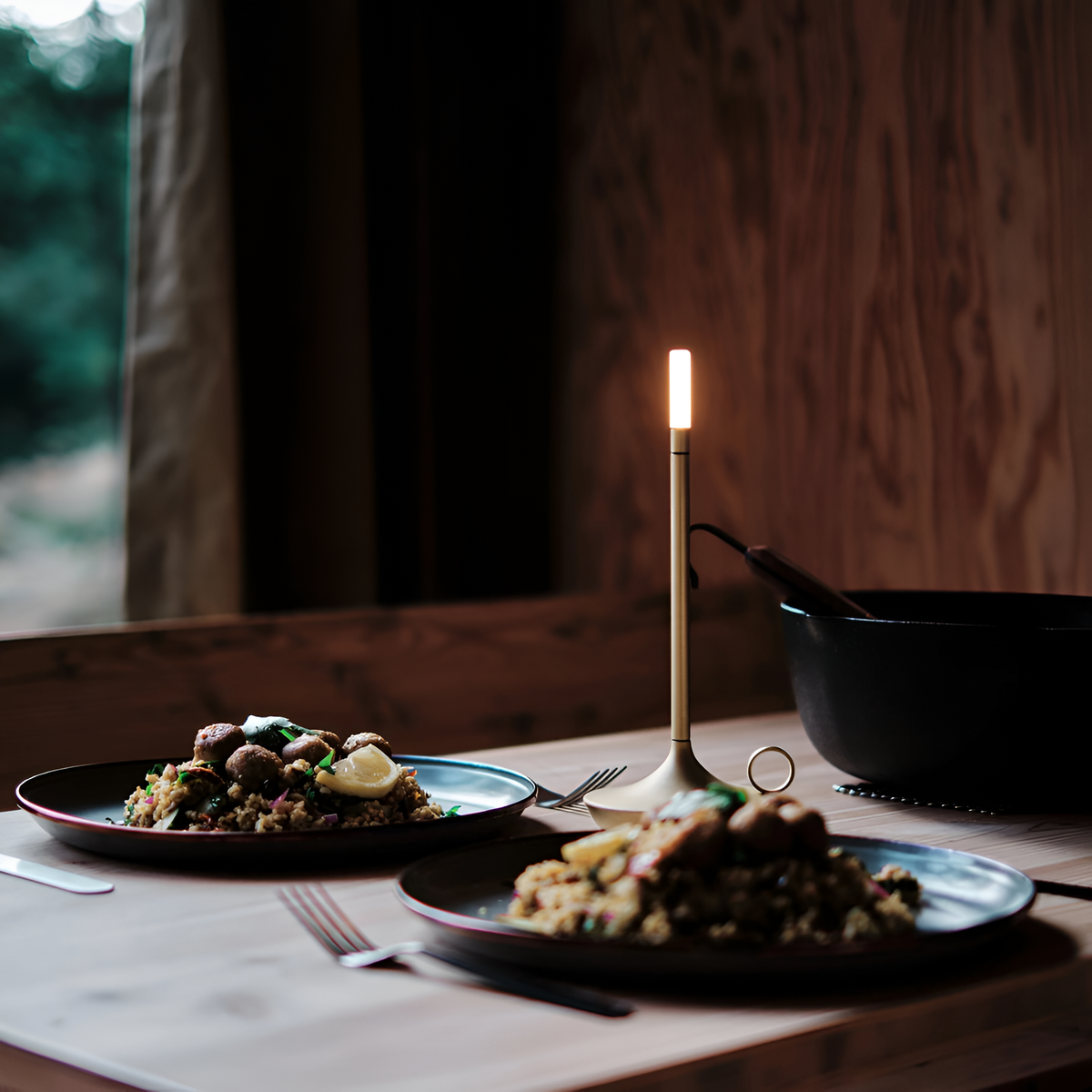 Cordless USB-C Rechargeable Candle Lamp