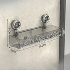 Corner Rack Space-Saving No-Drill Suction Cups 22 Lb Capacity