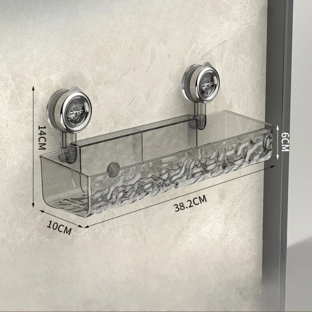 Corner Rack Space-Saving No-Drill Suction Cups 22 Lb Capacity