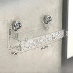 Corner Rack Space-Saving No-Drill Suction Cups 22 Lb Capacity