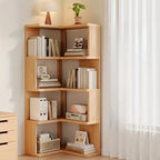 Corner Shelf Solid Wood Space-Saving Rounded Edges