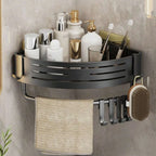 Corner Shower Organizer Rustproof Aluminum Self-Adhesive No-Drill