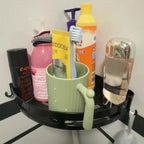Corner Shower Shelf Drill-Free Adhesive Raised Edge