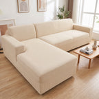 Corner Sofa Cover Stretch Fit Non-Slip Strips