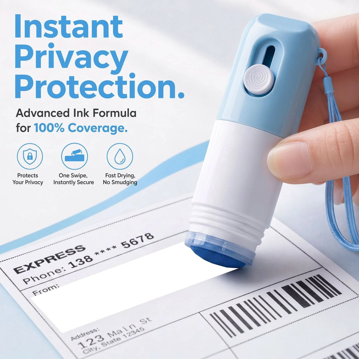Correction Tape Compact 2-in-1 Shield Quick-Drying