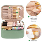 Cosmetics Organizer Adjustable Dividers & Sturdy Handle