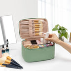 Cosmetics Organizer Adjustable Dividers & Sturdy Handle