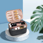 Cosmetics Organizer Adjustable Dividers & Sturdy Handle
