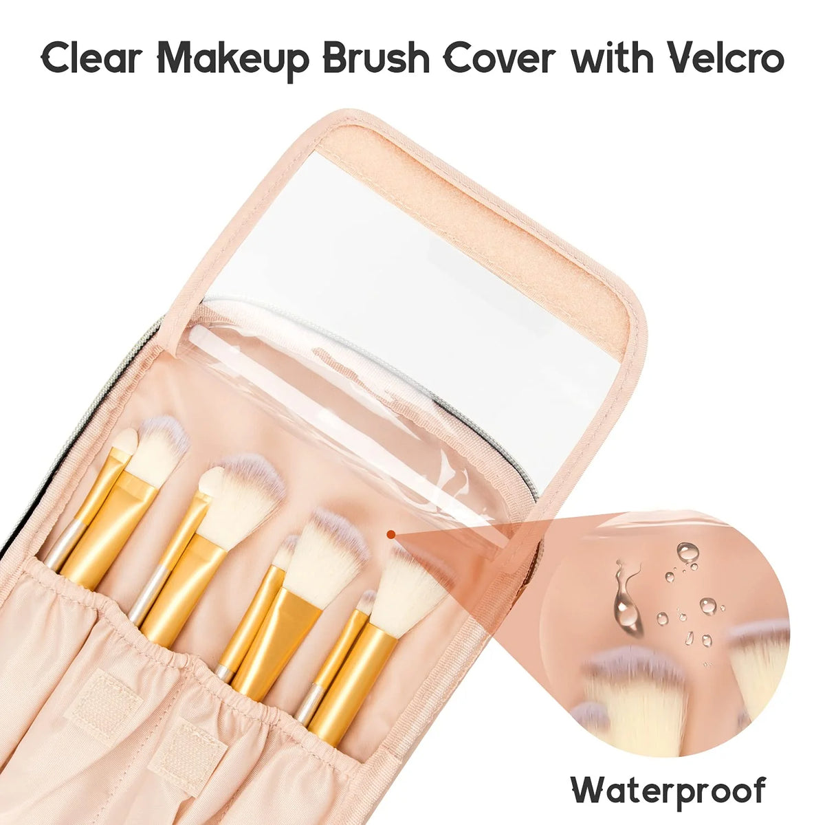 Cosmetics Organizer Adjustable Dividers & Sturdy Handle