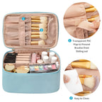 Cosmetics Organizer Adjustable Dividers & Sturdy Handle