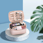 Cosmetics Organizer Adjustable Dividers & Sturdy Handle