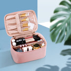 Cosmetics Organizer Adjustable Dividers & Sturdy Handle