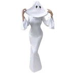 Cosplay Costume Ghost Bride Fitted Floor-Length Dress & Mask