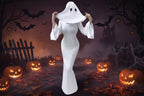 Cosplay Costume Ghost Bride Fitted Floor-Length Dress & Mask