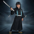 Cosplay Costume Pleated Hakama Turquoise Ombre Wig & Belt