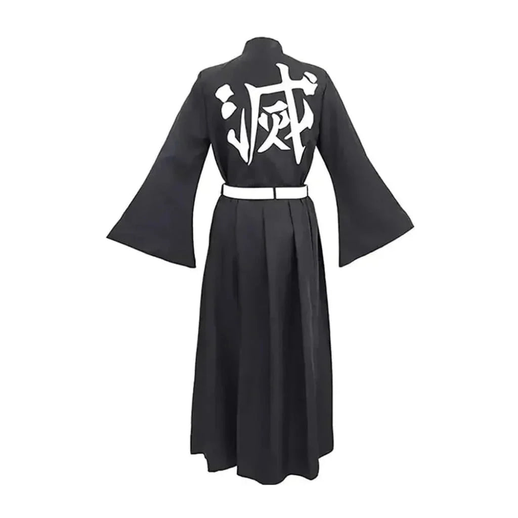 Cosplay Costume Pleated Hakama Turquoise Ombre Wig & Belt