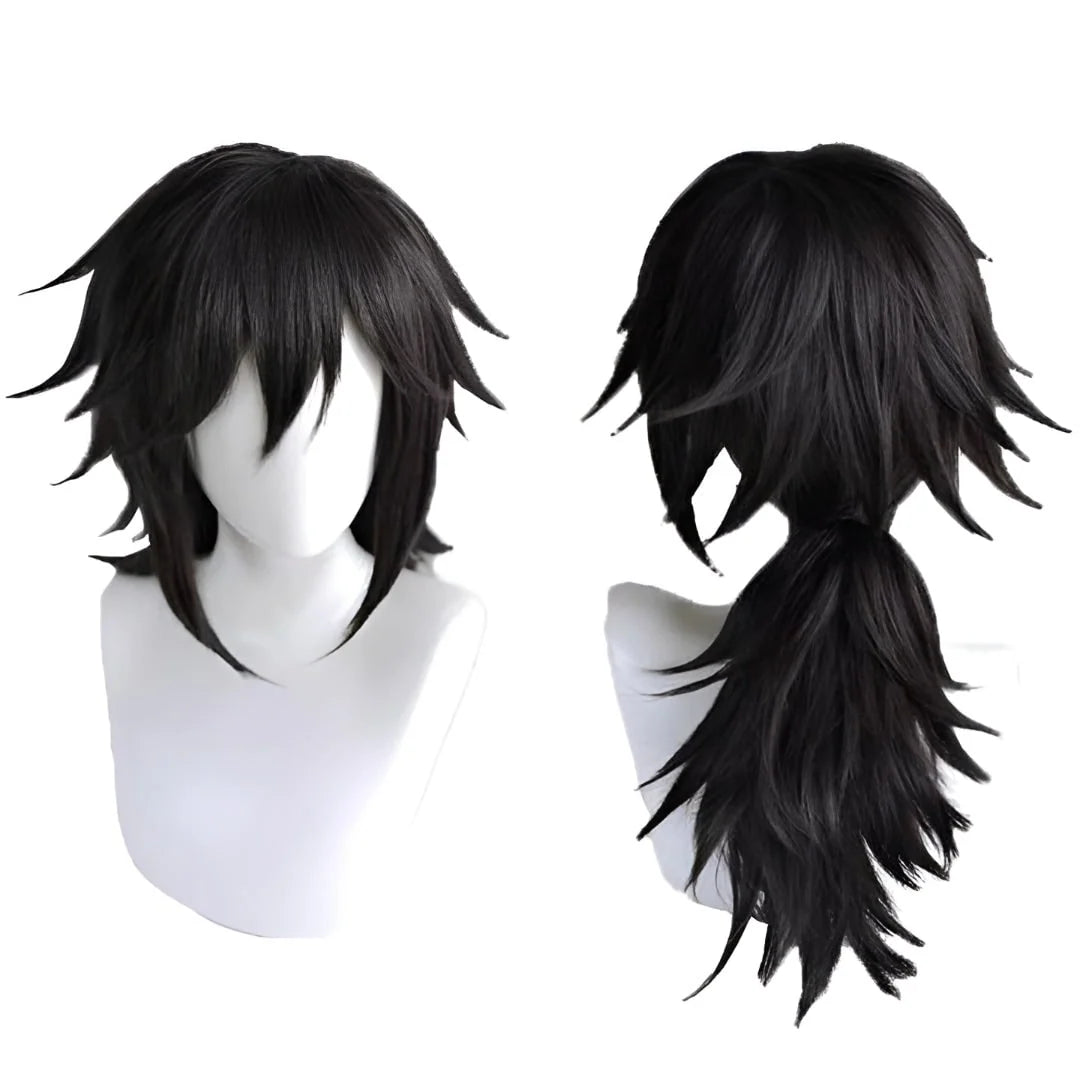 Cosplay Costume Split Haori Jacket With Pants & Belt
