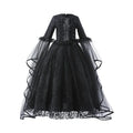 Cosplay Dress Evil Queen Lace & Ruffle Mid-Calf