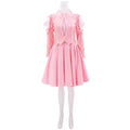 Cosplay Dress Fitted Bodice Layered Skirt Sparkling Accents