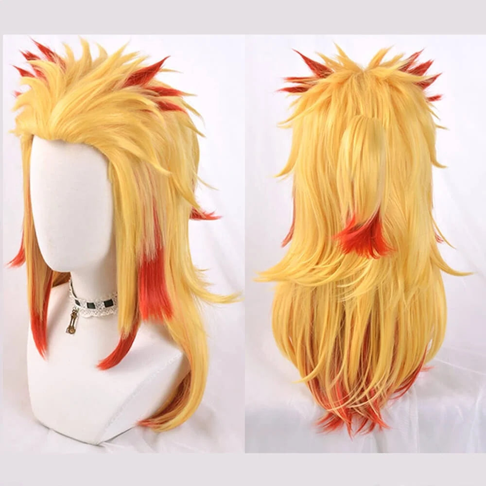 Cosplay Wig Long Wavy Matte Synthetic Wig Cap Included