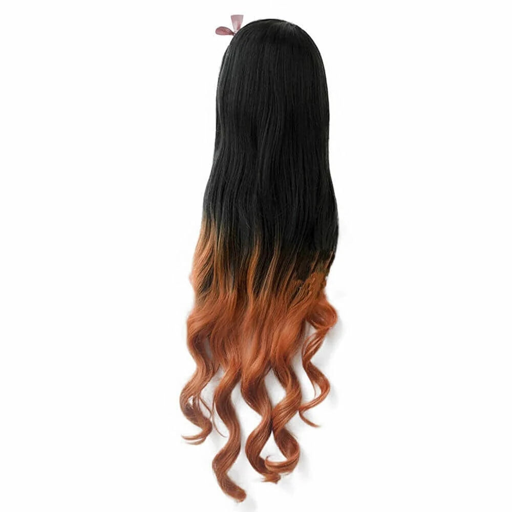 Cosplay Wig Long Wavy Matte Synthetic Wig Cap Included