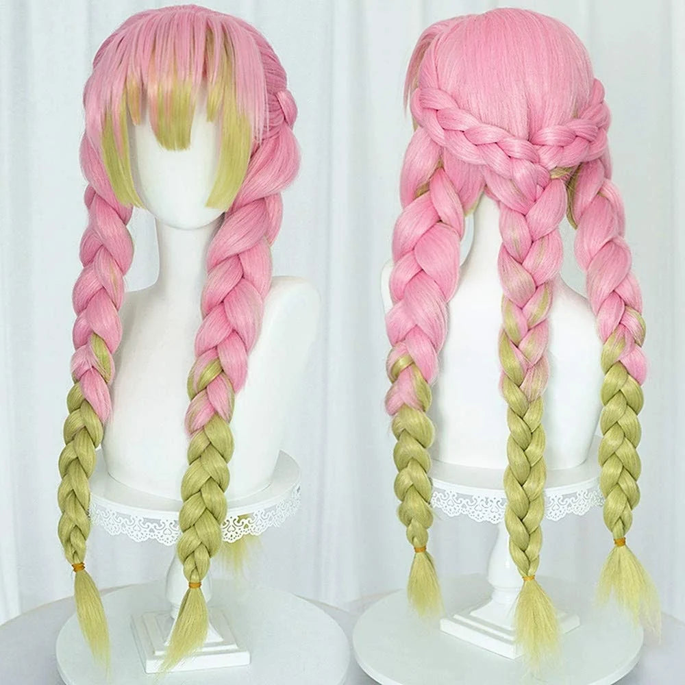 Cosplay Wig Long Wavy Matte Synthetic Wig Cap Included