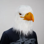 Costume Mask Realistic Bald Eagle Full Head Coverage