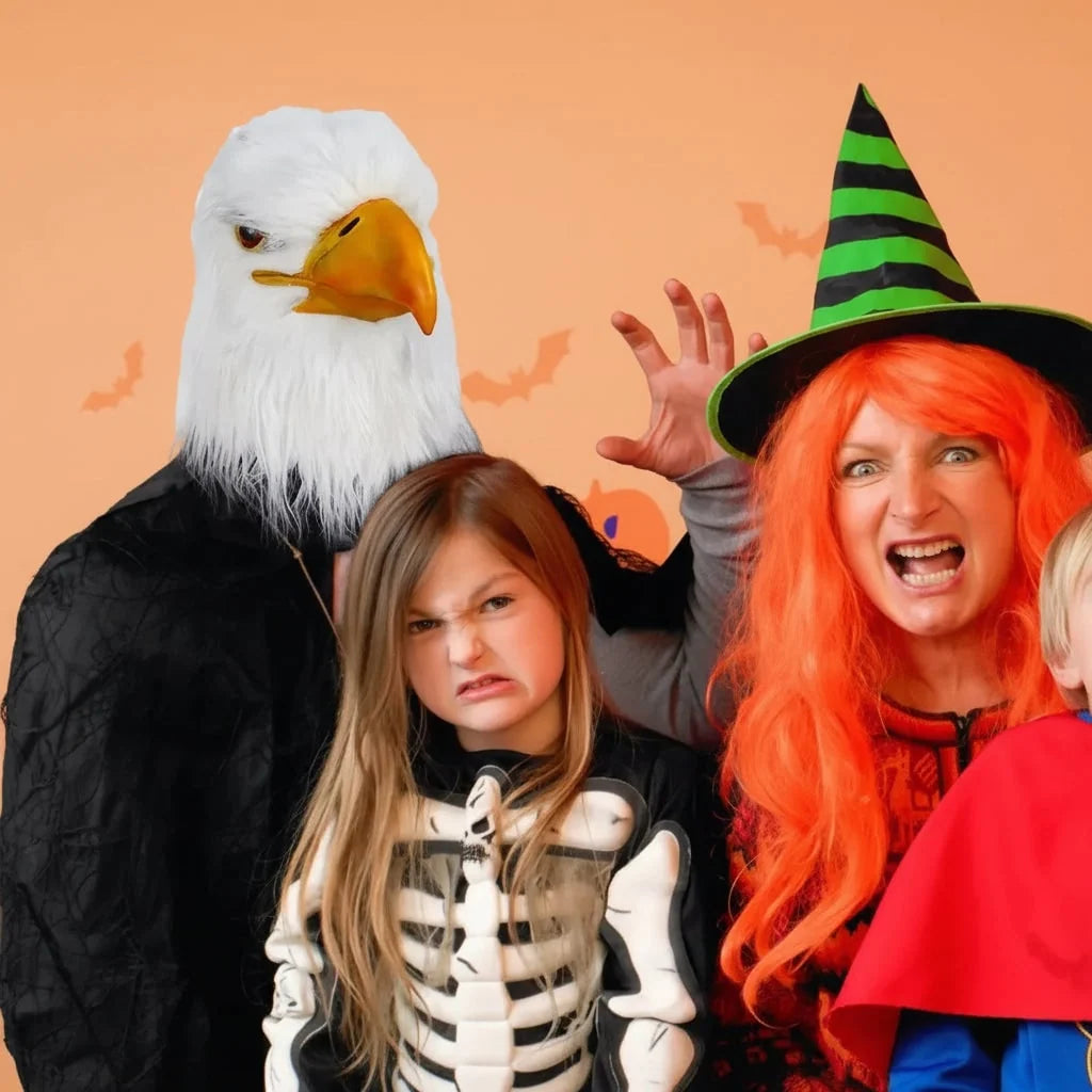 Costume Mask Realistic Bald Eagle Full Head Coverage