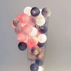 Cotton Ball Garland LED USB & Battery Powered
