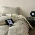 Cotton Bedding Set Fine Relief Texture Satin-Matte & Breathable