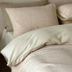 Cotton Bedding Set Fine Relief Texture Satin-Matte & Breathable