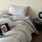 Cotton Bedding Set Fine Relief Texture Satin-Matte & Breathable
