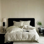 Cotton Bedding Set Jacquard Weave Year-Round Comfort